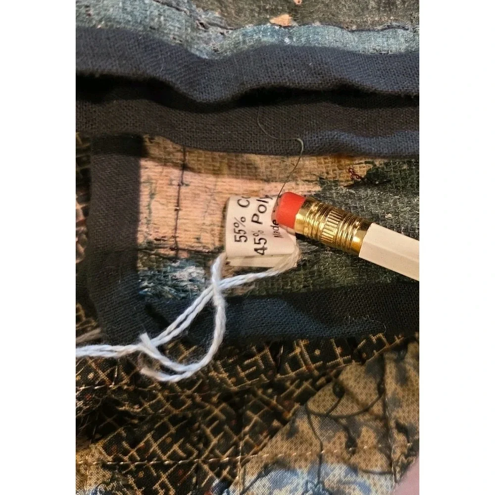 Table Runner Topper Wall Hanging Decor Made in India Quilted Sequined‎ Artisan